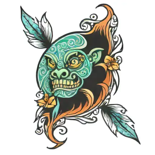 Maui color tattoo tattoo design idea