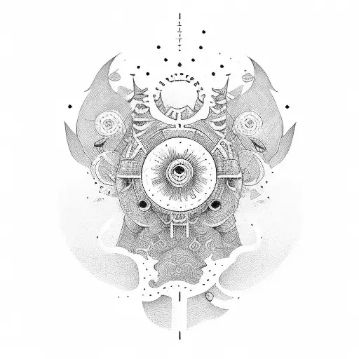 doodle tattoo design idea