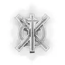 Christian Cross with psalm tattoo design idea