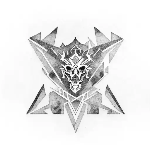 astral tattoo design idea