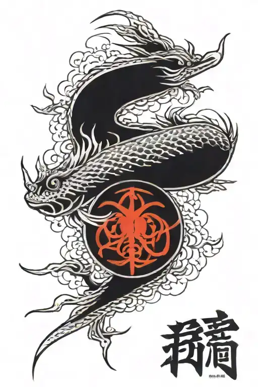 Trust No One with the "o" in "one" and "no"  being eyes tattoo design idea