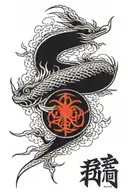 Trust No One with the "o" in "one" and "no"  being eyes tattoo design idea