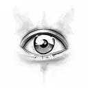 devil Eye tattoo design idea