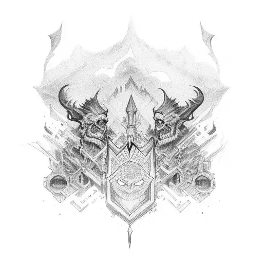 "ur fate awaits" tattoo design idea