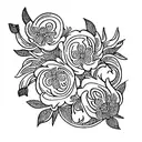 william morris flowers repeating pattern tattoo design idea