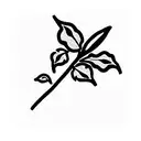 trailing plants William morris tattoo design idea