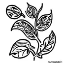 trailing plants William morris tattoo design idea
