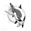 orca tattoo design idea