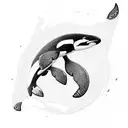 orca tattoo design idea