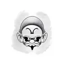create a tattoo with elements from the mario bros universe, horizontal orientation for the shoulder region tattoo design idea