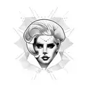 lana del rey tetas tattoo design idea