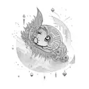 good vibes tattoo design idea