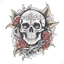 representing immortality ,power and something that never breaks  tattoo design idea