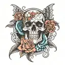 representing immortality ,power and something that never breaks  tattoo design idea