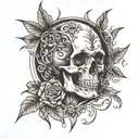 representing immortality ,power and something that never breaks  tattoo design idea