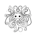 cuttlefish tattoo design idea
