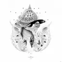 orcasitas , camion , seat 124 amarillo , alan , nadine  tattoo design idea