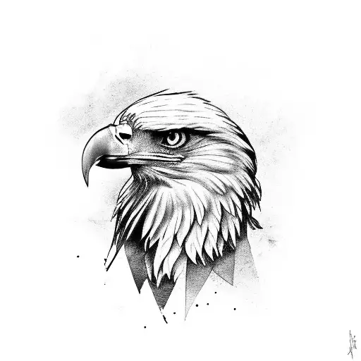 eagle wing sleeve tattoo design idea