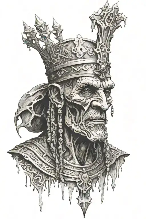 Leper King tattoo design idea