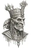 Leper King tattoo design idea
