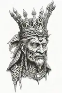 Leper King tattoo design idea