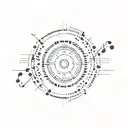 morse code tattoo design idea