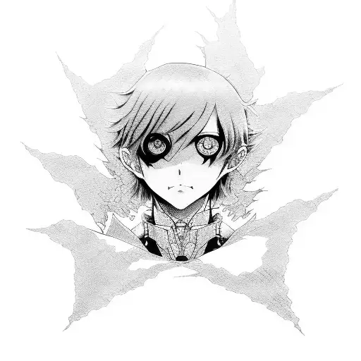 Tokyo ghoul manga tattoo design idea
