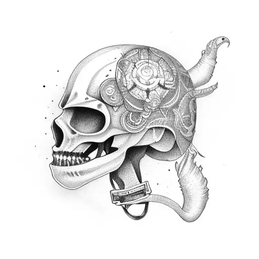 Libran Biker who beileves in a Higher Self tattoo design idea