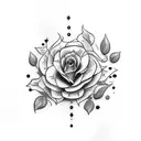 flores com personagens Disney  tattoo design idea