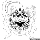 leviathan tattoo design idea