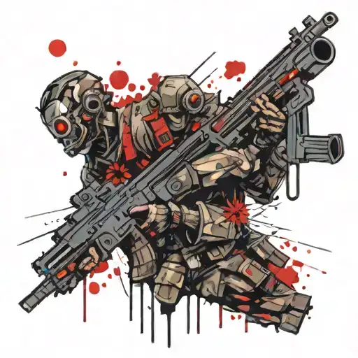 call of duty blackops 3 zombies tattoo design idea