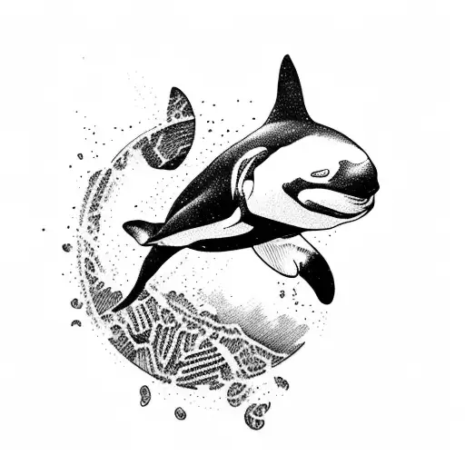 Orca tattoo design idea