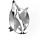 Orca tattoo design idea