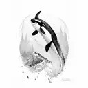 Orca tattoo design idea