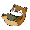 Otter tattoo design idea