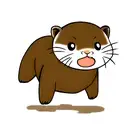 Otter tattoo design idea