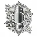 Barcode an Iva tattoo design idea