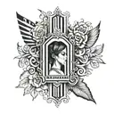 Barcode an Iva tattoo design idea