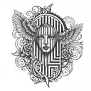 Barcode an Iva tattoo design idea