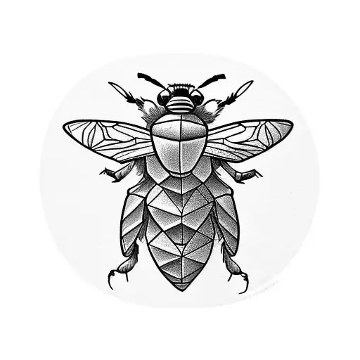 bumblebee tattoo design idea