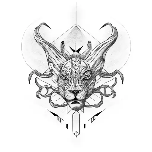 7 arm stripes different width tattoo design idea