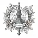 monument to memory of political repressions st petersburg tattoo design idea