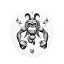 donkey kong tattoo design idea