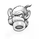 donkey kong tattoo design idea