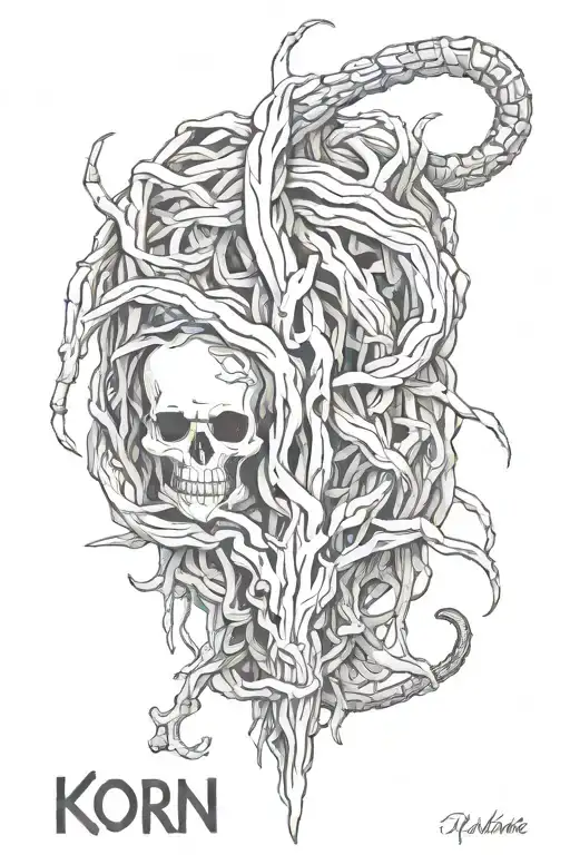 korn tattoo design idea