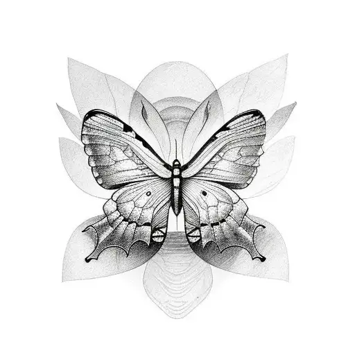 three butterflies that match with my first tatto that is a half sun  tattoo design idea