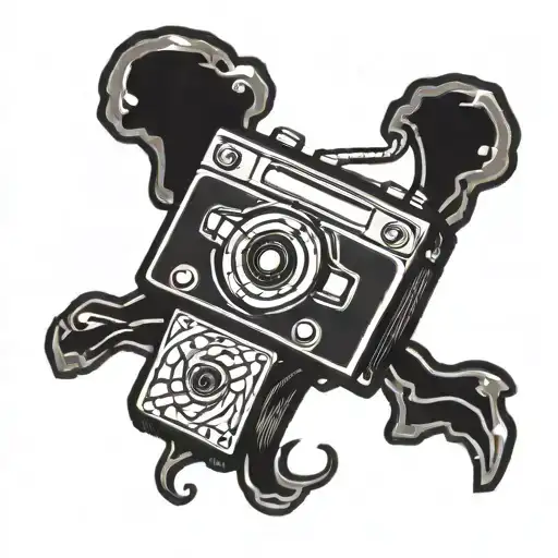 vhs tape tattoo design idea