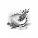 Lavender tattoo design idea