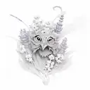 Lavender tattoo design idea