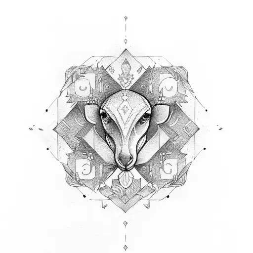 letter DIYA tattoo design idea